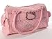 Hello Kitty Quilted Faux Leather Shopping Bag Handbag Tote Purse Baby Pink
