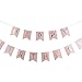 Paper jazz Birthday Party Decoration Happy Birthday Bunting Banner Pom Poms lantern (PINK)