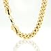 Lifetime Jewelry Gold Chain [ 11mm Cuban Link ] 20X More 24k Plating Than Other Necklaces - The Look & Feel of Solid Gold - Lifetime Replacement Guarantee - Hip Hop Jewelry for Men 18 to 36 inches