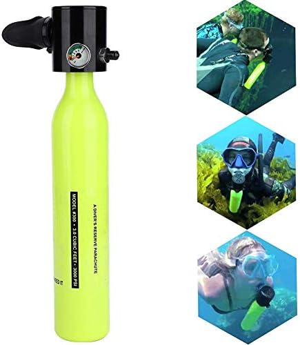 ダイビング用スキューバ ボンベ スキューバタンク詰め替えアダプター ポータブル 軽量 0 5l 全国一律送料無料 潜水器具 水中呼吸装置 航空アルミニウム製 超軽量 ダイビング用品 人工呼吸器