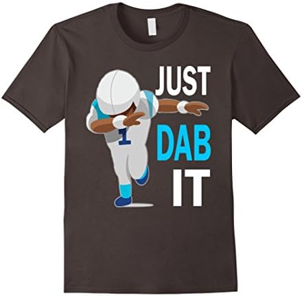Men's Dabbin Cam I Love Football Tshirt Season Player Game Tees Small Asphalt