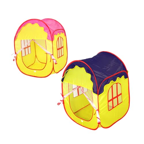 WEKAMOS Portable Tent Foldable Indoor Play Tent for Boys Castle Design Creative Fun for Ages Easy Assembly for Imagination and Playtime Purple