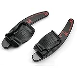 SMKJ 2pcs Paddles Extension Steering Wheel Direct Shift Paddle Extension Steering Direct Shift Gear (Red)
