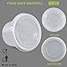 Fit Meal Prep 250 Pack 1 oz Jello Shot Cups with Lids, Disposable Souffle Portion Cups for Sauce