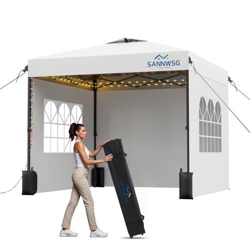 Photo 1 of 10X10 Pop Up Canopy Tent with Sidewalls,Commercial Instant Shelter,Easy Up Canopy