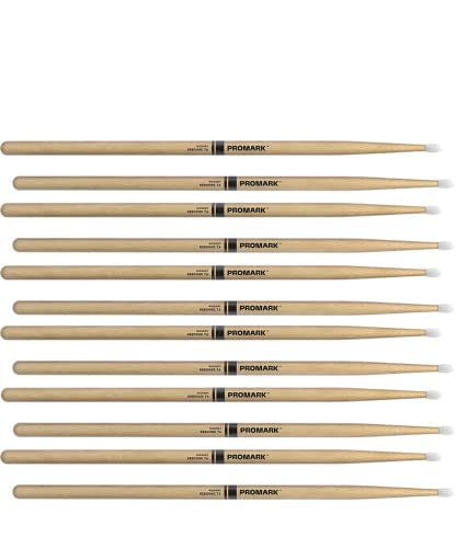 ProMark Rebound 7A Hickory Drumsticks, Oval Nylon