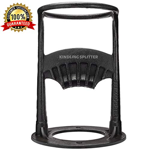 Firewood Kindling Splitter by Log Splitter | Kindling Wood Splitter - Get Prepared Safer - Manual Log Splitter | Made of Cast Iron | DIY Kindling Splitter   