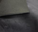 luvfabrics Charcoal Suede Headlining Foam Backed Fabric 60" Wide by The Yard