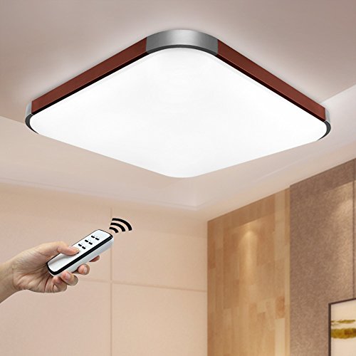 Reviewmeta Com Natsen 50w Led Deckenlampe Modern Wandlampe Braun