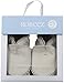 Robeez Baby Premium Leather Moccasins Crib Shoe, Classic-Grey, 12-18 Months M US Infant