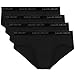 DAVID ARCHY Men's Briefs Rayon Made From Bamboo Underwear Pouch Breathable Super Soft Comfort Briefs Lightweight No Fly 4 Pack