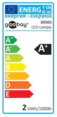 LED nevera con casquillo E14, 230 V, 10 W, 2700 K, luz blanca ...