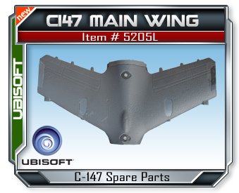 Splinter Cell C147 Paladin Main Wing by Ubisoft