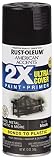 Rust-Oleum 327870 American Accents Spray Paint, 12 oz, Gloss Black