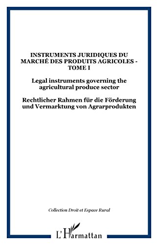 Legal instruments governing the agricultural produce sector