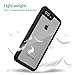 ORDTBY iPhone 7 Plus/8 Plus Waterproof Case, Underwater Full Sealed Cover IP68 Certified for Waterproof Snowproof Shockproof and Dustproof Case for iPhone 7 Plus/8 Plus - 5.5 inch(Clear)