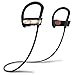 Bluetooth Headphones, IWAVION Wireless Bluetooth V4.1 Stereo Sports Earphones,Wireless Noise Cancelling IPX4 Sweatproof Running Earbuds Headset with Built-in Mic for iPhone Samsung (Gold)