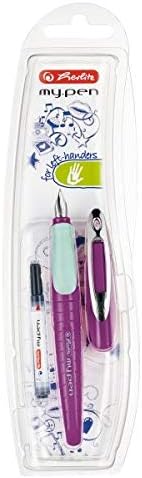 Herlitz my.pen with L-Nib Fountain Pen - Pink / Mint
