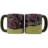 Mara Stoneware Mug - Wolves - 16 oz