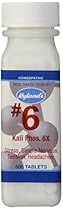 Hyland's #6 Kali Phos (potassium phosphate) For Stress, Simple  Nervous Tension & Headaches , 500 Count