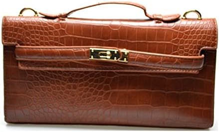 Edith Long Silver Hardware Designer Inspired Wallets Purses Clutches