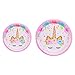FZR Legend Unicorn Party Supplies Set - Including Unicorn Party Plates, Napkins and 2 Tablecloths for Girls | Unicorn Birthday Party Decorations Set for Creating Unicorn Theme Party- Serves 16