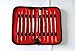 Dental Stainless Steel Kit 11 Pcs Wax Carving Tool Set Lab Instrument New