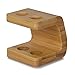Eco-Friendly Bamboo Toothbrush Holder for Oral B Toothbrush Heads (Important - This Holder Does NOT fit iO Heads). Plastic-Free, Eco-Friendly, Hand-Made Electric Toothbrush Head Holder