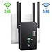URANT WiFi Extender | Up to 1200Mbps |Repeater, WiFi Signal Booster, Access Point | Easy Set-Up | with WPS Internet Signal Booster | Extends WiFi Coverage to Smart Home Devices