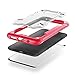 Zizo Proton 2.0 Series Compatible with Samsung Galaxy S8 Plus Case Military Grade Drop Tested with Tempered Glass Screen Protector RED Clear