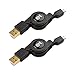 Cable Matters (2-Pack Gold-Plated Retractable USB to Micro-USB Charge & Sync Cable - 2.5 Feet primary