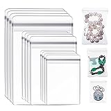 120 Pieces Jewelry Bag Self Seal Plastic Zipper Bag