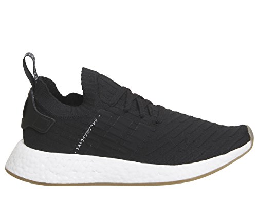 adidas gazelle silver green womens Adidas NMD R2 Primeknit White Black main image 1