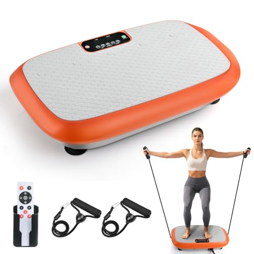 Vibration Plate Exercise Machine for Weight Loss Fitness Equipment, Vibration Plate Platform for Home Fitness,Lymphatic Drainage Shaking Full Body Shaker 99 Adjustable Speeds at Amazon