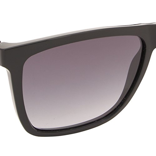 Carrera Men's Ca5041s Rectangular Sunglasses, Black/Dark Gray Gradient, 56 mm