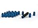 Gorilla Automotive 21123BL Small Diameter Acorn Blue 5 Lug Kit (12mm x 1.25 Thread Size) - Pack of 20