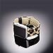 Bandmax Fabric Replacement Strap Compatible Apple Watch, Bandmax Stainless Steel Metal Clasp Buckle Comfortable Denim Fabric Watch Band Compatible Apple Watch Series 3/2/1(Leopard Pattern 38MM)
