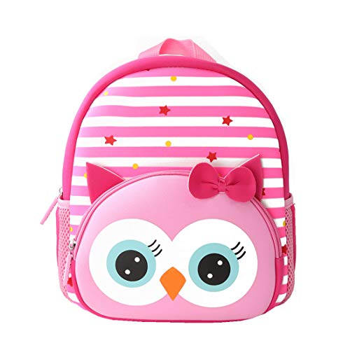 KK Crafts Toddler Backpack, Waterproof Preschool Backpack, 3D Cute