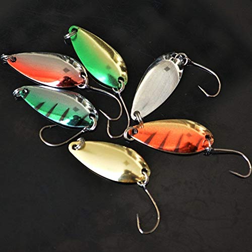 LiGG Forellenangeln Blinker Spinnfischen Forellenköder Angeln Spoon Spinner Forellen Blinker, 3cm/3g – Bild 5