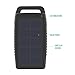 Nekteck Solar Charger 10000mAh Rain-Resistant Dirt/Shockproof Dual USB Port Portable Charger Battery with High-Efficiency Solar Panel Backup Power Pack for All USB Supported Devices, Black