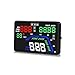 Pyle Universal 5.5’’ Car HUD Head-Up Display Multi-Color Windshield Screen Projector Vehicle Speed & GPS Navigation Compass, Plug & Play, With Speed, Time, Altitude & More (PHUD15)
