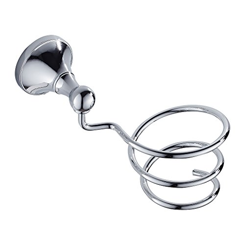 MagiDeal Hair Dryer Holder Blow Dryer Hanging Rack Wall Mount Organizer for Bathroom