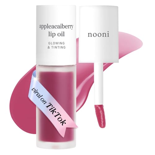 NOONI Korean Lip Oil - Appleacaiberry | Long-Lasting, Moisturi... 41XeqXsx0YL