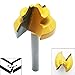 Lock Miter, 1-3/8'' Diameter 1/4'' Carbon Steel Shank 45 Degree Joint Router Bits Woodworking Cutter Tool