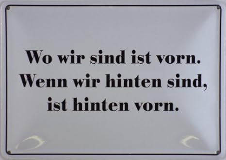 Wo Wir Sind Ist Vorne