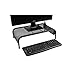 Mind Reader Monitor Stand, Monitor Riser for Computer, Laptop, Desk, iMac, Metal Mesh, Blackthumb 2