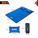 KingCamp Double Self Inflating Sleeping Pad for Camping 75D Sleeping Mat Queen Size Foam Camping Pad with 2 Travel Pillows Air Mattress for Backpacking Tent Indoor Outdoor Royal Blue