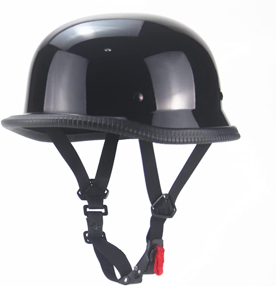 Photo 1 of Motorcycle Half Helmet with Free Tinted Retractable Visor DOT Approved Halfs German Style Dot Approved Motorcycles Helmets,Retro Vintage Motorcycle halfhelmet