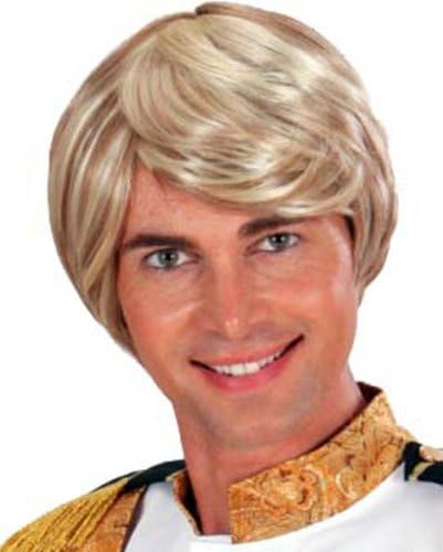 Prince Charming In Box Wig For Fancy Dress Costumes & Outfits Accessory