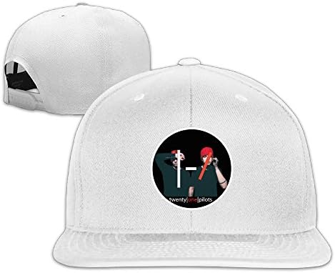 Custom Unisex-Adult Stressed Out Snapback Baseball Visor Cap White